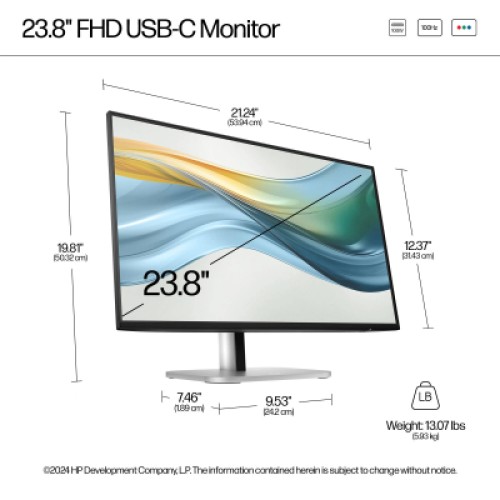 Монитор HP S5 Pro 524pu (9D9V7AA)