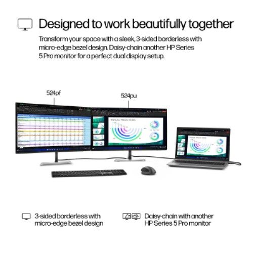 Монитор HP S5 Pro 524pu (9D9V7AA)