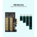 Контроллер Ugreen PCI-E 3.0 for SSD M.2 NVMe + M.2 NGFF CM302 (70504)