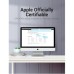 Дата кабель USB 2.0 AM to Lightning 2.0m 2.4A Aluminum Alloy Purple Vention (LABVH)