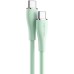 Дата кабель USB-C to USB-C 1.5m 100W Silicone Light Green Vention (TAWGG)