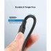 Дата кабель USB 2.0 AM to Type-C 0.5m 3.0A (18W) Nickel Plating US287 Black Ugreen (60115)