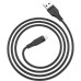 Дата кабель USB 2.0 AM to Lightning 1.2m 2.4A TPE C3-02 Black Acefast (6974316280828)