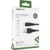 Дата кабель USB 2.0 AM to Lightning 1.2m 2.4A TPE C3-02 Black Acefast (6974316280828)