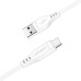 Дата кабель USB 2.0 AM to Type-C 1.2m 3.0A TPE C3-04 White Acefast (6974316280873)
