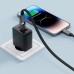 Дата кабель USB-C to USB-C/A 1.2m 3.0A zink alloy C13-04 Black Acefast (6974316282334)