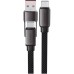 Дата кабель USB-C to USB-C/A 1.2m 3.0A zink alloy C13-04 Black Acefast (6974316282334)