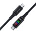 Дата кабель USB-C to USB-C 1.2m 100W with display C7-03 Acefast (6974316282778)