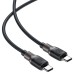 Дата кабель USB-C to USB-C 1.2m 3A silicone braid C10-03 Acefast (6974316283119)