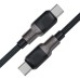 Дата кабель USB-C to USB-C 1.2m 3A silicone braid C10-03 Acefast (6974316283119)
