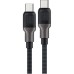 Дата кабель USB-C to USB-C 1.2m 3A silicone braid C10-03 Acefast (6974316283119)