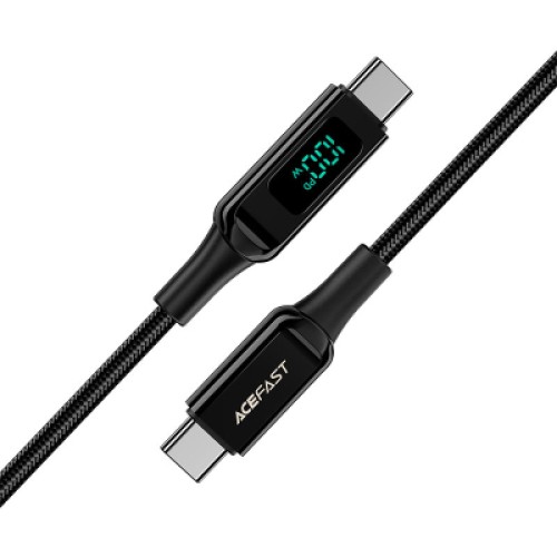 Дата кабель USB-C to USB-C 2.0m 100W with display C6-03 Acefast (6974316281054)