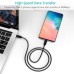 Дата кабель Кабель USB 2.0 Type-C M-M, 0.5 м,чорний Choetech Choetech (CC0001-V4-PE)