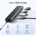 Концентратор Ugreen USB 3.0 to 4хUSB 3.0 0.15m Space Gray CM219 (25851)