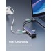Концентратор Ugreen USB3.1 Type-C to HDMI/USB 3.0x2/RJ45/SD/TF/PD 100W CM512 (60515)