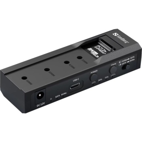 Док-станция Sandberg USB3.2 Type-C toSSD M2/NVMe SATA Cloner & Dock Sandberg (136-49)