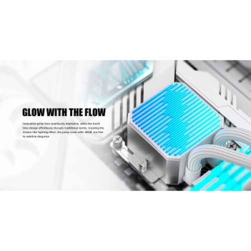 Система жидкостного охлаждения ID-Cooling DX240 Max White (DX240 MAX WHITE)