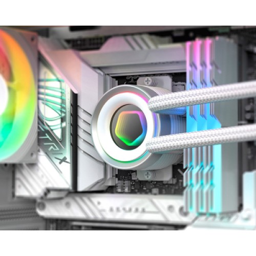 Система жидкостного охлаждения ID-Cooling FX240 INF White (FX240 INF WHITE)