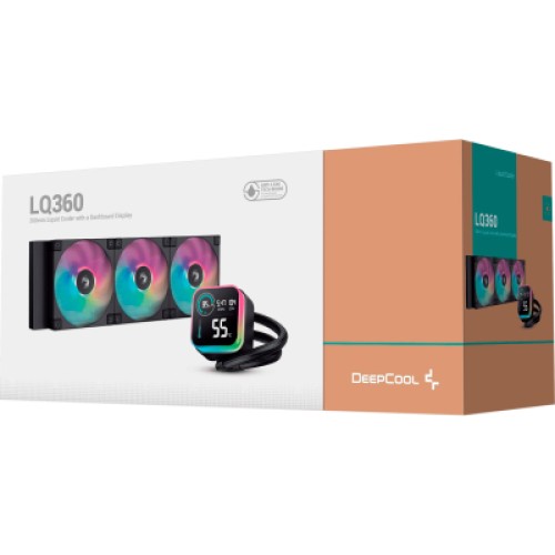 Система жидкостного охлаждения Deepcool LQ360 Black (R-LQ360-BKLSMW-G-1)