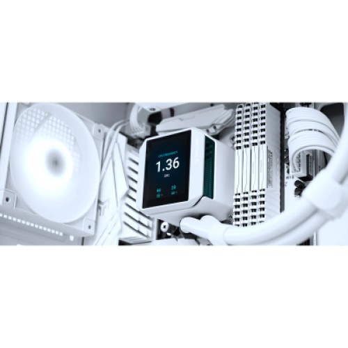 Система жидкостного охлаждения Deepcool Mystique 240 White (R-LX240-WHDSNMP-G-1)