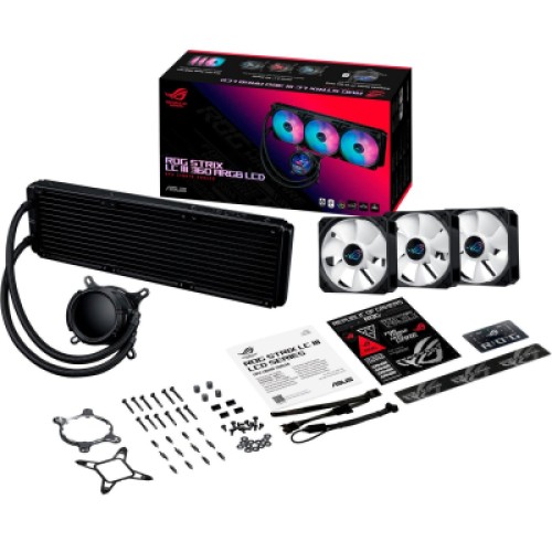 Система жидкостного охлаждения ASUS ROG Strix LC III 360 ARGB LCD (90RC00W1-M0UAY0)
