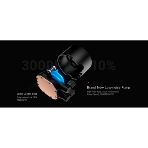Система жидкостного охлаждения PcCooler DA360 ARGB BK
