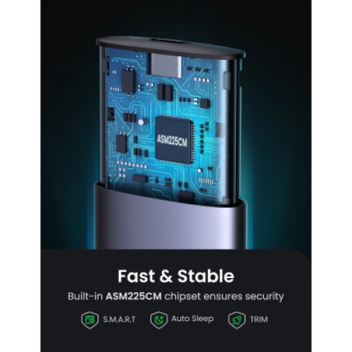 Карман внешний Ugreen SSD M.2 (NVME) M-KEY 3.1 GEN2 CM400 (10902)