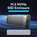 Карман внешний Vention SSD M.2 (NVME) M-key USB Type-C 3.2 10Gbps Heat Sink Aluminum (KPKH0)