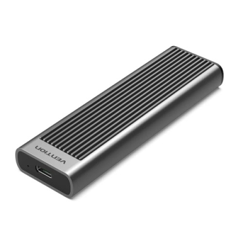 Карман внешний Vention SSD M.2 (NVME) M-key USB Type-C 3.2 10Gbps Heat Sink Aluminum (KPKH0)