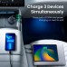 Зарядное устройство Ugreen 3xUSB 130W (2xUSB-C+USB-A) QC 3.0 black (CD293) (90413)