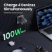 Зарядное устройство Ugreen 4xUSB 100W (3xUSB-C+USB-A) Gan Nexode Fast Charger Grey X553 (35043)