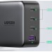 Зарядное устройство Ugreen 4xUSB 100W (3xUSB-C+USB-A) Gan Tech Fast GAN Charger black CD226 (40747)