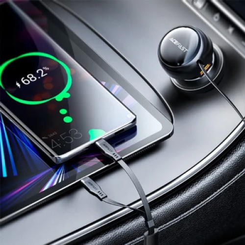 Зарядное устройство Acefast 3xUSB 53W (2xUSB-C+USB-A) + cable USB-C 2in1 B13 (6974316282921)