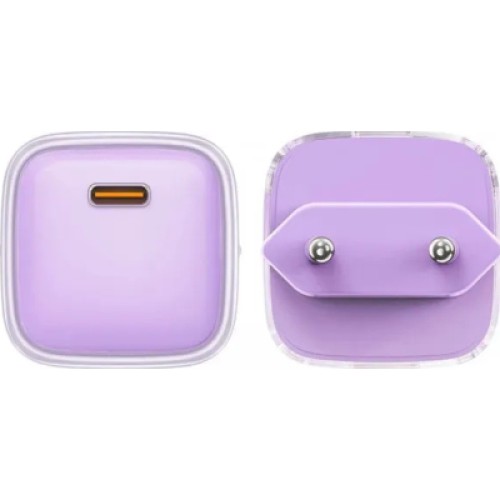 Зарядное устройство Acefast 1xUSB-C 30W Gan A53 Fast Charger alfalfa purple (6974316282365)