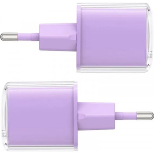 Зарядное устройство Acefast 1xUSB-C 30W Gan A53 Fast Charger alfalfa purple (6974316282365)