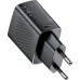 Зарядное устройство Acefast 2xUSB 30W (USB-C+USB-A) Gan A98 Black (6974316283263)