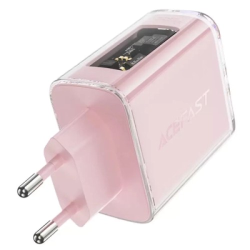 Зарядное устройство Acefast 3xUSB 65W (2xUSB-C+USB-A) Gan A45 Fast Charger Cherry blossom (6974316282082)