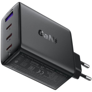 Зарядное устройство Acefast 4xUSB 100W (3xUSB-C+USB-A) Gan A94 Fast Charger Black (6974316283133)