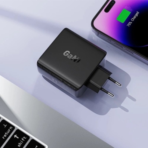 Зарядное устройство Acefast 4xUSB 100W (3xUSB-C+USB-A) Gan A94 Fast Charger Black (6974316283133)