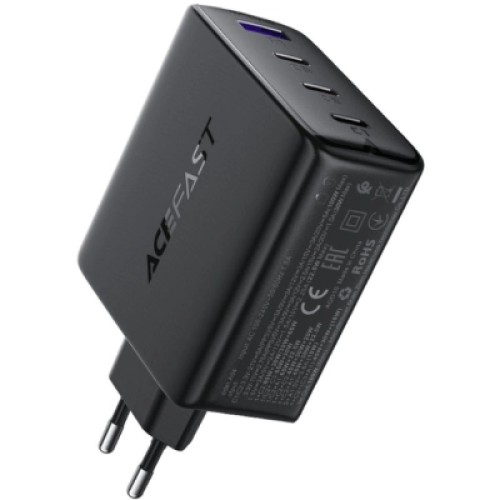Зарядное устройство Acefast 4xUSB 100W (3xUSB-C+USB-A) Gan A94 Fast Charger Black (6974316283133)