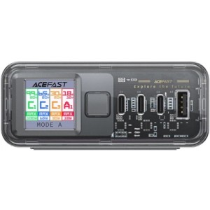 Зарядное устройство Acefast 4xUSB 218W (3xUSB-C + USB-A) Gan Z4 Fast Charger (6974316282587)