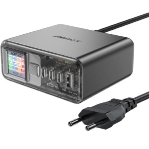 Зарядное устройство Acefast 4xUSB 218W (3xUSB-C + USB-A) Gan Z4 Fast Charger (6974316282587)
