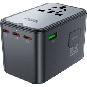 Зарядное устройство Acefast 5xUSB 75W (3xUSB-C + 2xUSB-A) Gan Z1 Fast Charger (6974316282495)