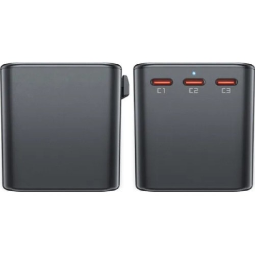 Зарядное устройство Acefast 5xUSB 75W (3xUSB-C + 2xUSB-A) Gan Z1 Fast Charger (6974316282495)