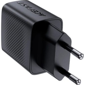 Зарядное устройство Acefast USB-C 20W + Type-C cable A82 Fast Charger Black (6974316280057)