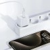 Зарядное устройство Acefast USB-C 20W Gan A73 mini + USB-C cable Fast Charger White (6974316282655)