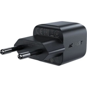 Зарядное устройство Acefast USB-C 20W Gan A73 mini Fast Charger Black (6974316282648)