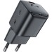 Зарядное устройство Acefast USB-C 20W Gan A73 mini Fast Charger Black (6974316282648)