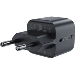 Зарядное устройство Acefast USB-C 30W Gan A77 mini Fast Charger Black (6974316282662)