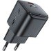 Зарядное устройство Acefast USB-C 30W Gan A77 mini Fast Charger Black (6974316282662)